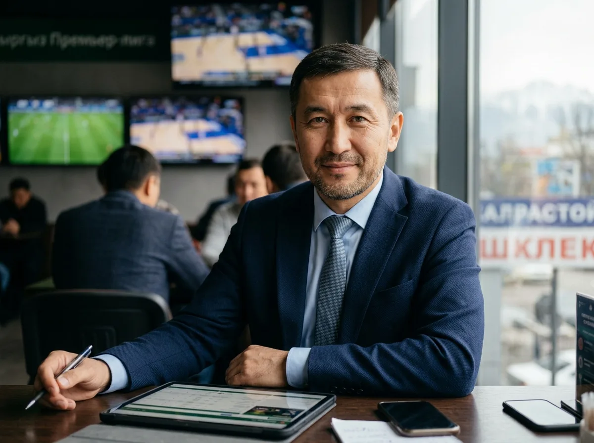 Портрет Эльдара Жээнбекова — автора обзора, эксперта по ставкам на спорт в Кыргызстане